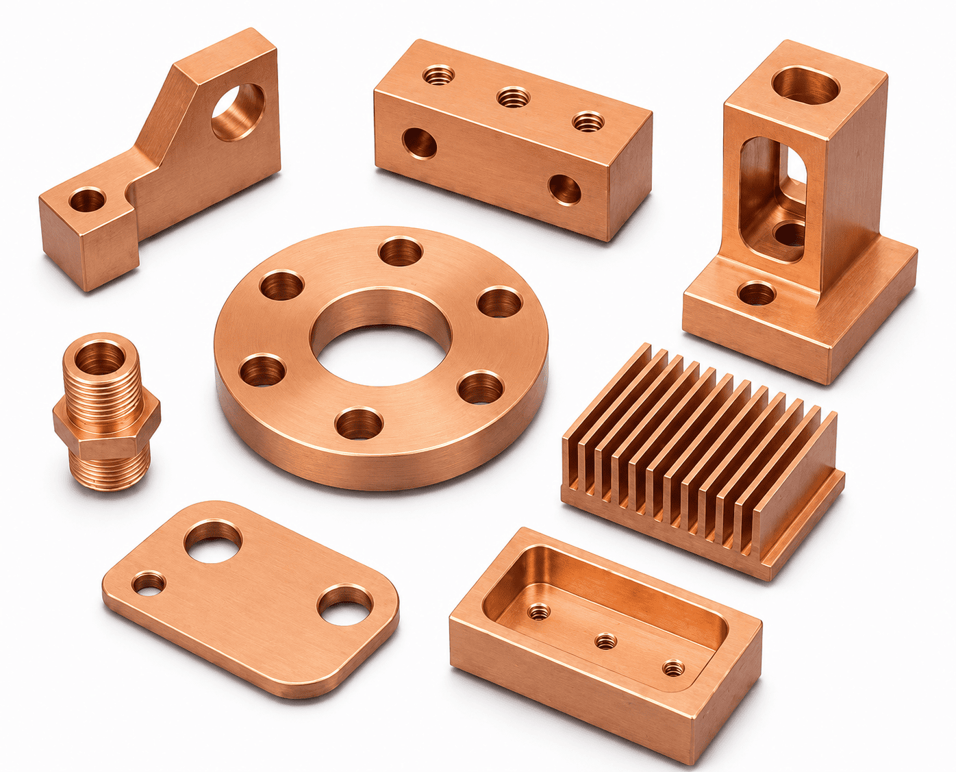 Copper Machined Components